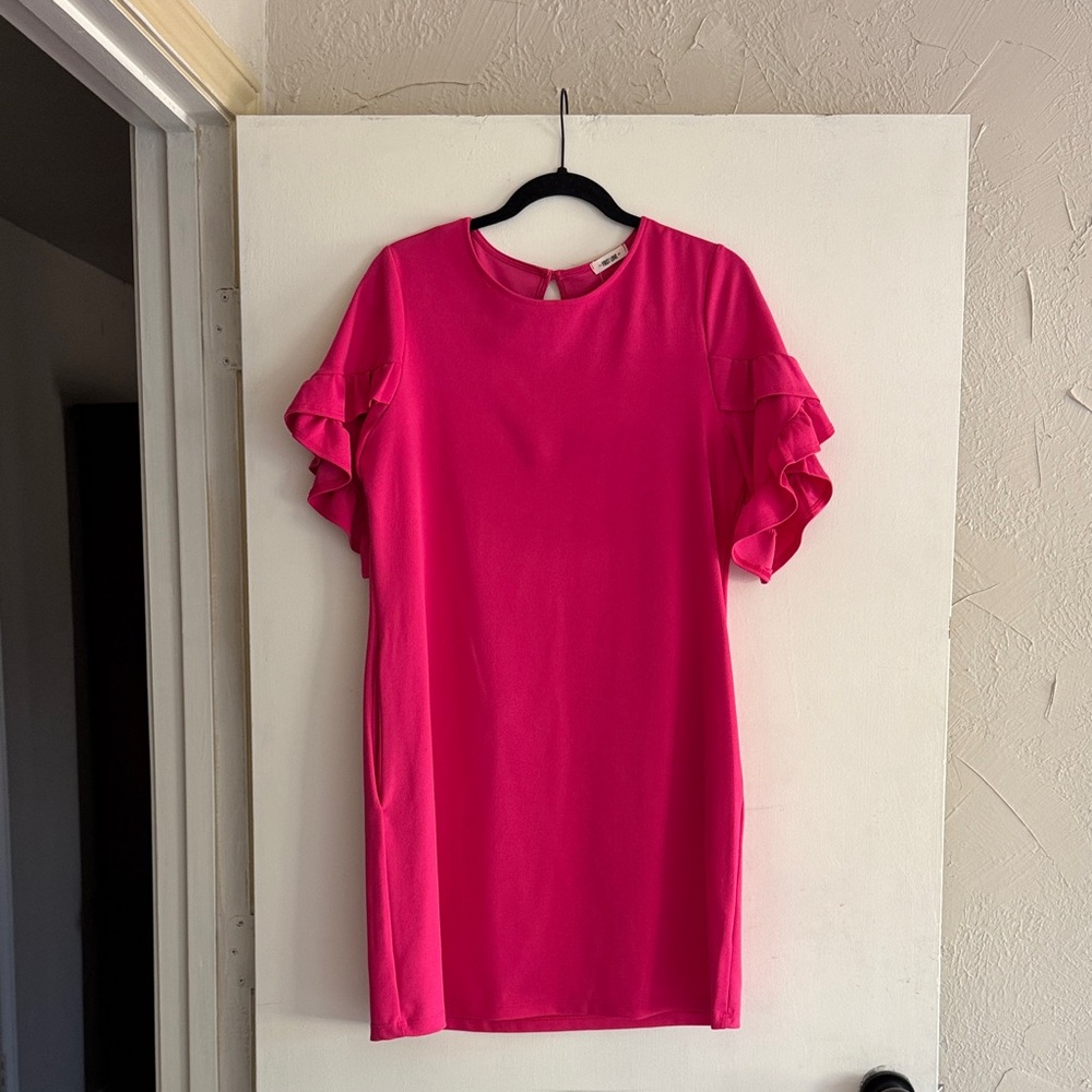 First Love Pink Midi Dress